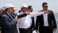 بازدید جهانگیری از طرح توسعه بندر شهید بهشتی