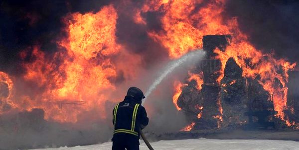 آتش‌ سوزی در بیمارستان کرونایی 10 قربانی گرفت + عکس