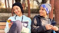 جوانه دلشاد و مونا کرمی در پارک + عکس