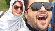 حال خوب مهدی سلوکی در کنار همسرش+عکس