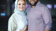 عکس احساسی گلاره عباسی و همسرش