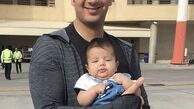 بچه داری فرزاد فرزین + عکس