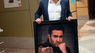 تابلو حرفه ای از چهره پوریا پورسرخ + عکس