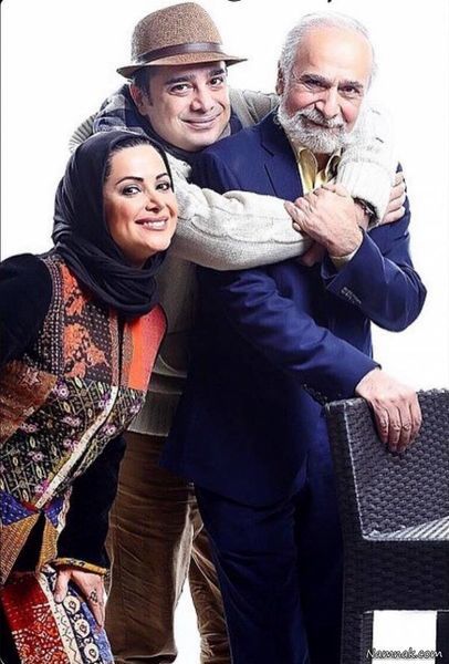 کمند امیرسلیمانی در کنار پدر و برادرش + عکس