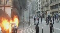 دفع سرکوب پلیس فرانسه با سنگ‌فرش