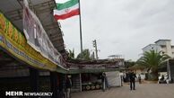 برپایی موکبهای استقبال از زائرین خارجی اربعین در مرز آستارا
