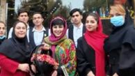 بهنوش بختیاری با مانتوی سنتی در کنار دوستانش + عکس