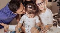 عکس خانوادگی شاهرخ استخری 