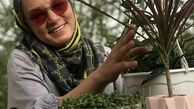 عشق و علاقه سحر ولد بیگی به گل و گیاه + عکس