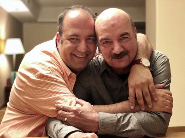 شوهر بازیگر معروف در آغوش مجری دوست داشتنی + عکس