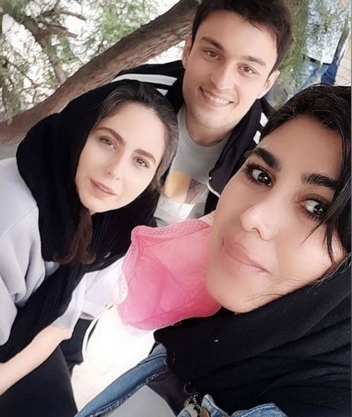 رعنا آزادی ور در پشت صحنه زخم کاری + عکس