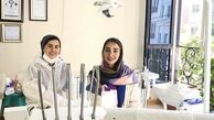 عروش خانم بازیگر در مطب دندانپزشکش + عکس