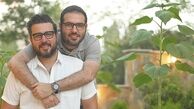محسن کیایی و برادر کوچکش + عکس