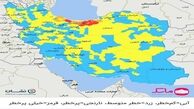 آخرین رنگ‌بندی کرونایی شهر‌های کشور
