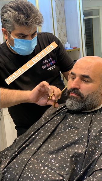 علی مسعودی در حال میزانپیلی + عکس