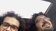 هومن بهمنش و دوقلوش+عکس