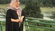 مرجانه گلچین در طبیعتی زیبا + عکس