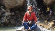 یوگای تبسم هاشمی در محیط عمومی+عکس