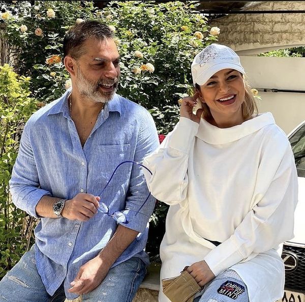 پیمان معادی در کنار خواهرش + عکس