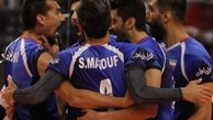 پیروزی تیم ملی والیبال ایران برابر بلغارستان