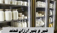 شیر و پنیر ارزان شدند !