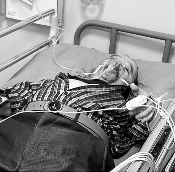 اسدالله یکتا راهی بیمارستان شد + عکس