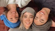 سلفی الناز حبیبی و دوستانش + عکس