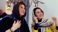 شادی فریبا نادری و الناز حبیبی در یک رستوران + عکس