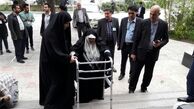 دختر مرحوم آیت‌الله طالقانی در انتخابات ثبت‌نام کرد + عکس