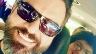 سلفی شهرام قائدی با پسر توپولی سینما + عکس