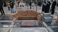 خانه ابدی مرحوم علی انصاریان + عکس