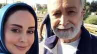مریم خدارحمی در کنار بازیگر پیشکسوت سینما و تلویزیون + عکس
