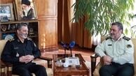 فرمانده نیروی انتظامی با فرمانده کل ارتش دیدار کرد