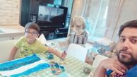 سلفی جدید احسان خواجه امیری با پسرش + عکس