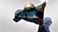 حضور مردم در گرمای 42 درجه برای دفاع از مظلومان فلسطین