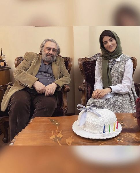 پردیس پورعابدینی در کنار کارگردان مشهور ایران + عکس