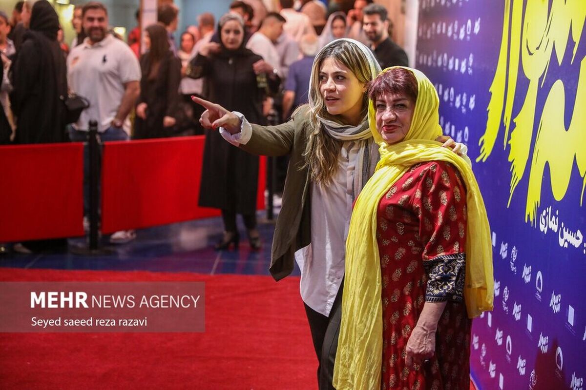 ناهید مسلمی در اکران خصوصی " شه‌سوار " ؛ مادر و دختر در کنار هم !