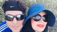 طبیعت گردی مجری سابق و همسرش + عکس