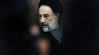 خوش و بش محمد خاتمی با دختران جوان در ضیافت افطاری /عکس