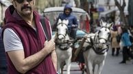 محمد نادری در بازار تهران + عکس