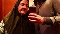 سلفی شهرام قائدی با مادرش + عکس