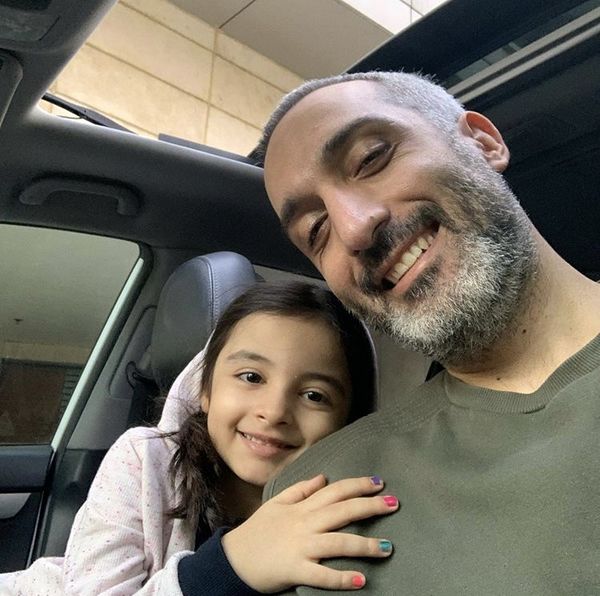 امیرمهدی ژوله و دخترش + عکس