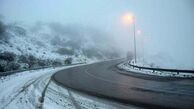لغزندگی جاده‌های ۸ استان به دلیل بارش‌ برف و باران
