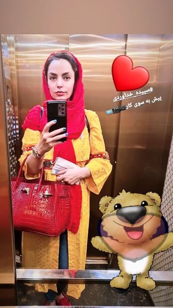 استایل رنگی خانم بازیگر + عکس