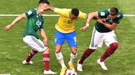 برزیل در جام جهانی‌2018 ماند+آمار بازی  برزیل_ مکزیک