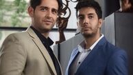 فرزاد فرزین و دوست خوش استایلش + عکس