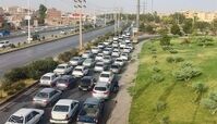  ترافیک سنگین در مسیر شمال به جنوب جاده چالوس