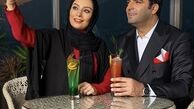 سلفی گرفتن یکتا ناصر با همسرش در یک رستوران + عکس