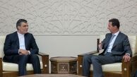 دیدار جابری ‌انصاری با رئیس جمهوری سوریه