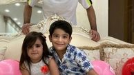 جواد نکونام و فرزندان بانمکش+عکس